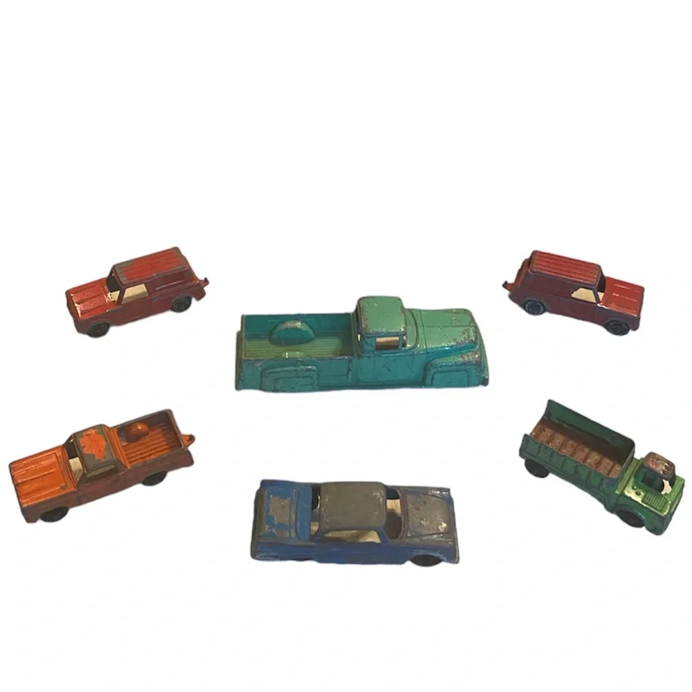 Die Cast Cars Lot Trucks Hubley Tootsie Vintage Matchbox Toys Antique 1950s 60s